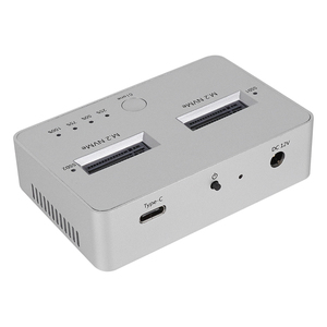 VCOM USB Type C SSD Clone Docking Station M.2การโคลนข้อมูลฮาร์ดไดรฟ์ NVME สำหรับคีย์ M B 2280/2260/2242/2230 SSD Enclosure - Product Image 3