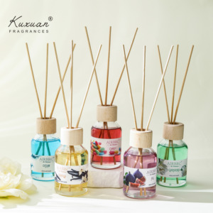100ml Hot Sale <span class=keywords><strong>Reed</strong></span> Diffusor Set Frisch anhaltender Luxus duft für die Aroma therapie zu Hause Geruchs freie Glückseligkeit für Schlafzimmer Wohnzimmer Dekor - Product Image 4