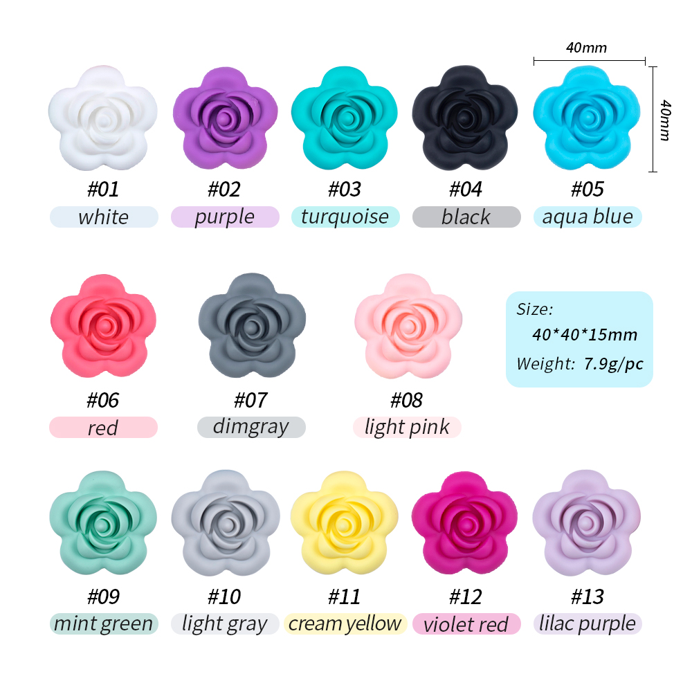 Rose Focal bead Mix SA37
