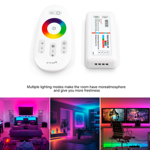 Лидер продаж, беспроводной 6A 3 канала RF2.4G, полный сенсорный экран, RGB светодиодный контроллер с пультом дистанционного управления для светодиодной ленты - Product Image 2