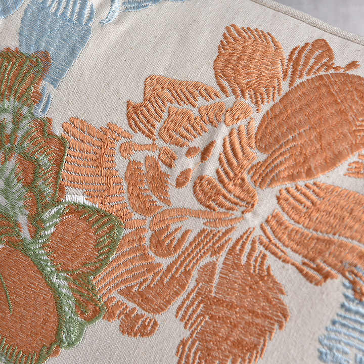 Innermor Fiore Ricamato Cuscino cuscino quadrato con cuscino copre cuscino decorativo della copertura del commercio all'ingrosso 50x50