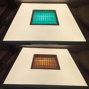 Modern minimalist atmosfer yaratıcı yatak odası çalışma lambaları uzaktan kumanda ile kare tavana monte LED düz panel ışıkları LGP - Product Image 6