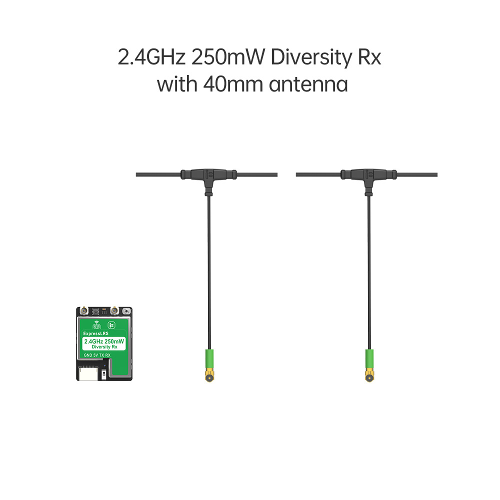 Elrs 2.4ghz receiver with 40mm antenna