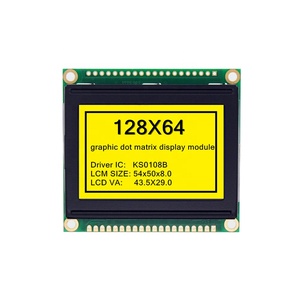 128x64 grafica dot matrix 12864 modulo schermo lcd blu giallo verde grigio nero modulo schermo - Product Image 3