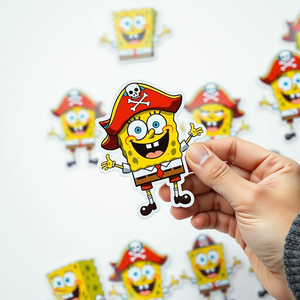 Permanente Vinil Logo Adesivos Decorativos Coloridos karikatür Adesivos Personalizado <span class=keywords><strong>Impresso</strong></span> kalıp kesim Sticker