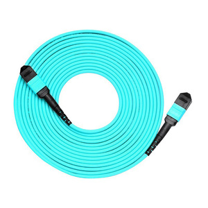 High performance Om3 Om4 <strong>Mtp</strong> Mpo fiber optic relay patch cord Fth 12f/24f 10g-100g single mode Mpo jumper LSZH MPO <strong>trunk</strong> cable - Product Image 3