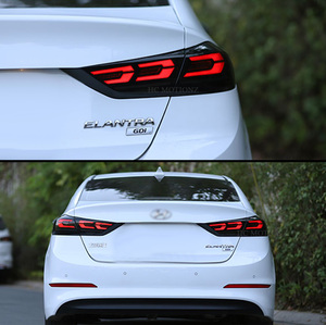 HCMOTIONZ fabrika DRL başlangıç animasyon araba arka arka lambalar meclisi 2016-2018 Hyundai Elantra için LED park lambaları - Product Image 3