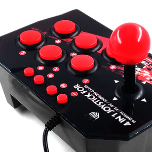 YLW 4 in1有線TVビデオゲームコンソールスイッチジョイスティックコントローラープラグアンドプレイPC P3Android用