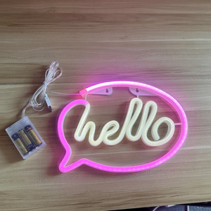 LED Neon ışıkları USB Powered duvar dekor oturma odası düğün ve noel tatil için Neon lamba işareti dekorasyon - Product Image 2