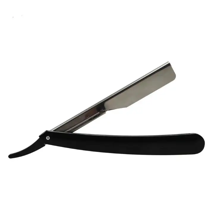 Face Cleaning Razor Barber Folding Straight Edge Shaver Shaving Knife Hair Remove Removal Razor Pro Salon Tools