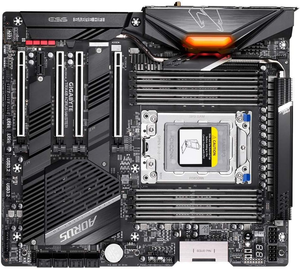 GIGABYTE TRX40 AORUS ana anakart Fins ler-dizi soğutucu 16 + 3 fazlar Infineon dijital VRM 3x PCIe 4.0x4 M.2 Intel WiFi 6 - Product Image 4