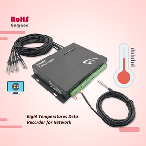 Registrador de datos de temperatura Ethernet multicanal, Registrador de temperatura, humedad, alarma, registrador de datos, sistema de Monitor - Product Image 1