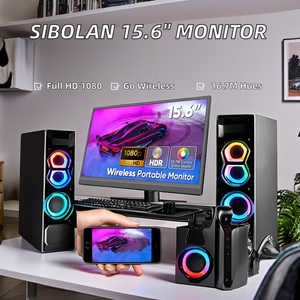 15.6英寸便携式HDR IPS显示器4K HD，刷新率为60Hz，可在笔记本电脑上进行多屏幕显示游戏pc新产品 - Product Image 2