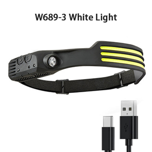 פנס מוכן ספינה Cob led פנס נטענת Led ראש מנורת עם מלא ראיית 350LM רחב-אזור קרן ראש אור - Product Image 6