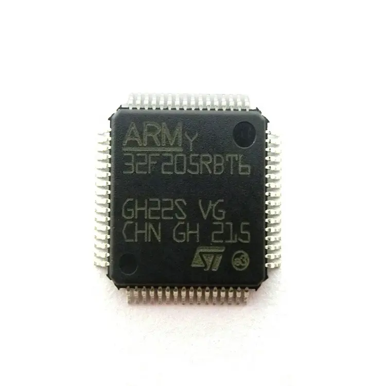 Новый и оригинальный STM32F205RBT6 высокопроизводительный Arm Cortex-M3 MCU с 128 Кб флеш-память 120 MHz процессор арт ускоритель