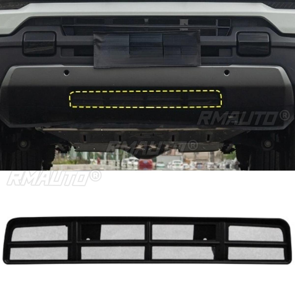 Filet anti-insectes inférieur Noir brillant