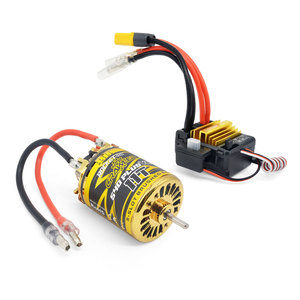 China Factory Direct Sales <strong>Surpass</strong> <strong>Hobby</strong> 540 PLUS V2 Brushed Motor with 80A ESC Combo Set Suit for 1.5~5.5 KG Crawler RC CAR - Product Image 1
