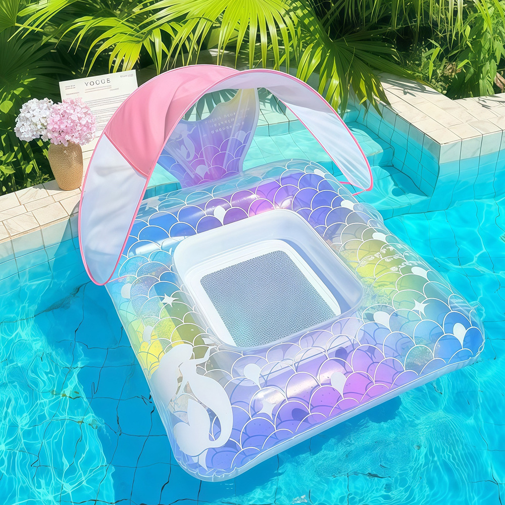 Removable canopy-dreamy mermaid-back recliner