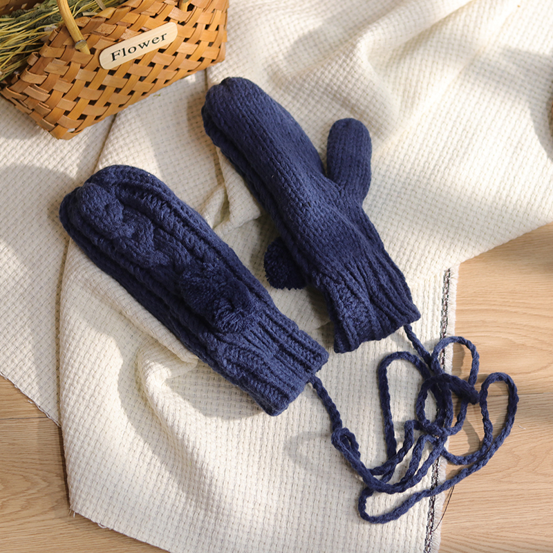 Taille unique-boîte cadeau bleu c mohair