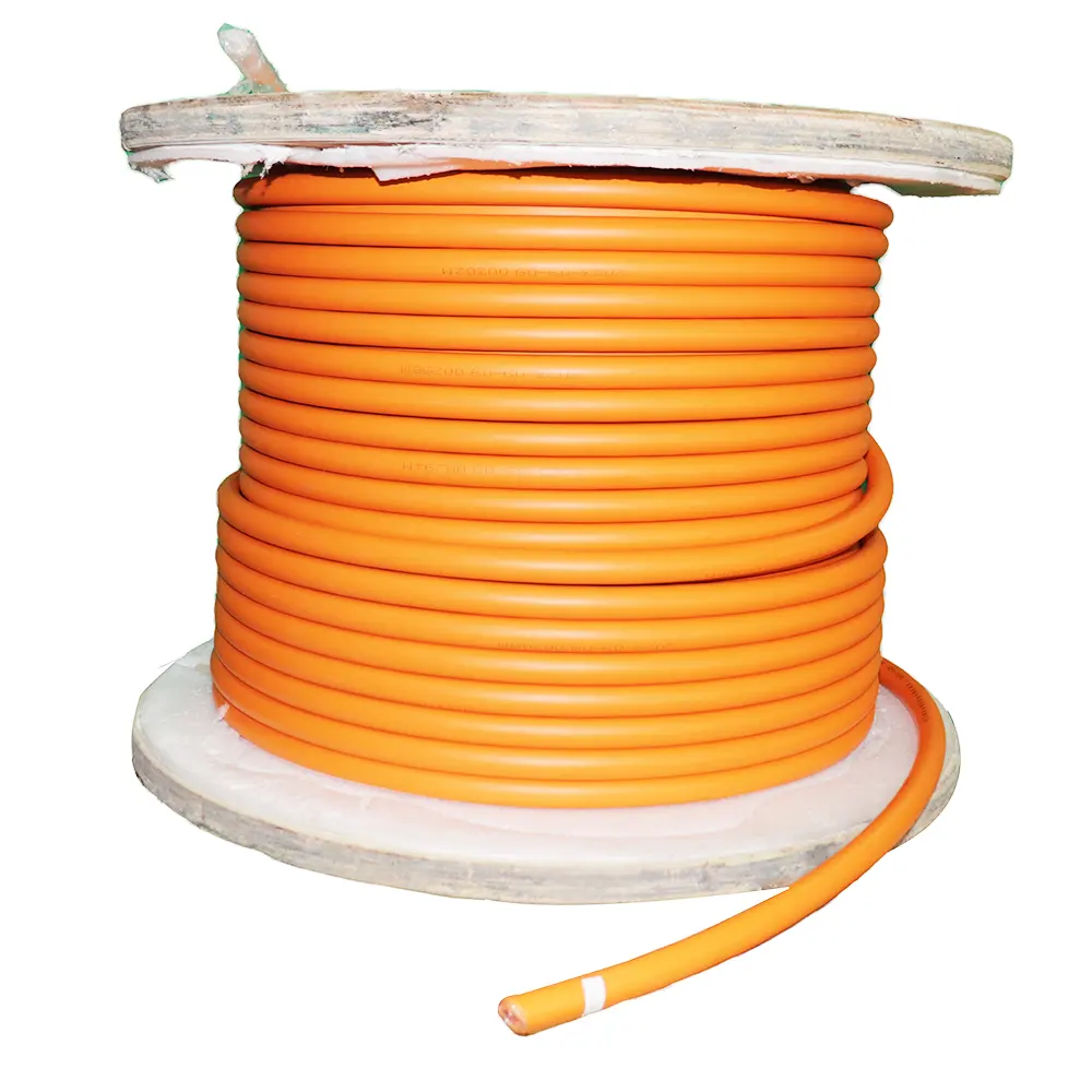 Cable naranja EV 25mm2 35mm2 50mm2 70mm2 95mm2 Escudo de alto voltaje Cable de vehículo de nueva energía para vehículo eléctrico automotriz