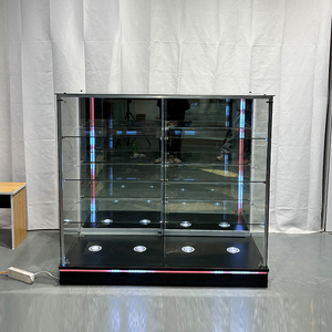 4ft khói cửa hàng trưng bày với hộp đèn đầy đủ tầm nhìn kính hiển thị tủ có thể khóa vitrine hiển thị trường hợp cửa hàng thuốc lá hiển thị - Product Image 5