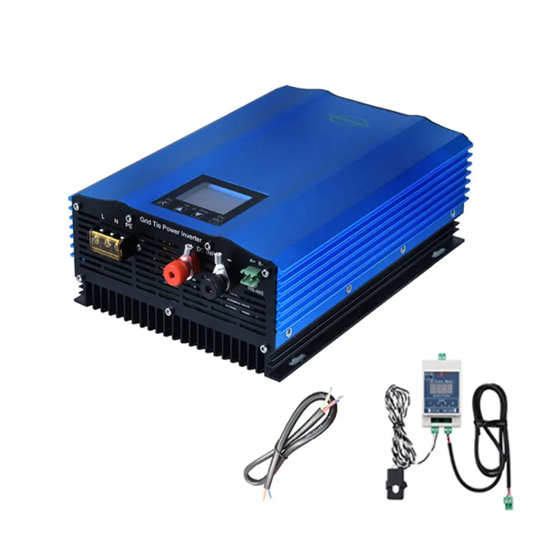 1000W 1200W güneş invertör ile sınırlayıcı sensörü pil için deşarj veya şebeke bağlantı invertörü ile RS485