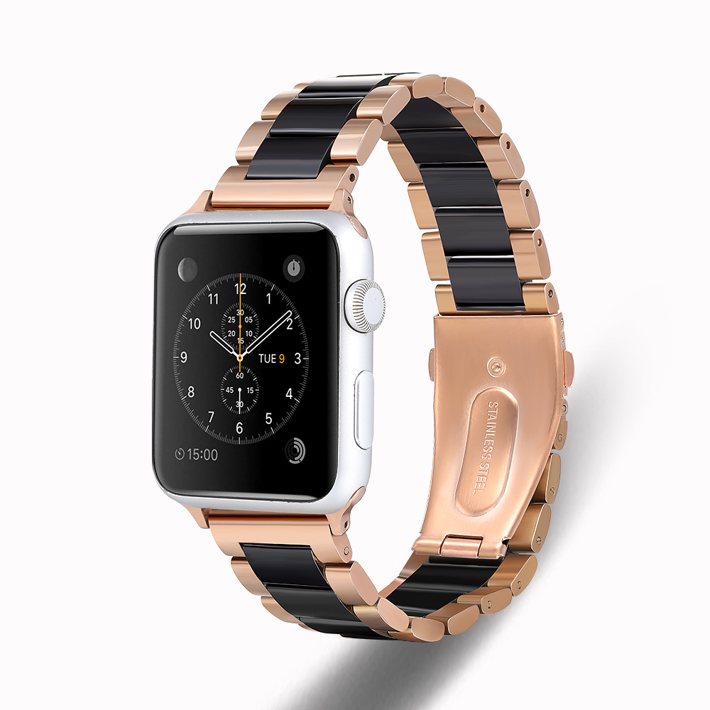 Rose Gold+Black Ceramic