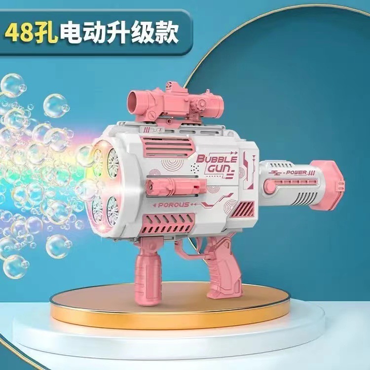 4-cylinder girl pink flashlight magnifying lens