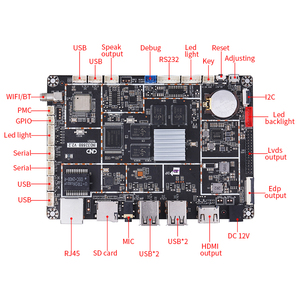 Benutzer definierte Leiterplatte Arm Digital Signage Board RK3288 Android Motherboard - Product Image 1