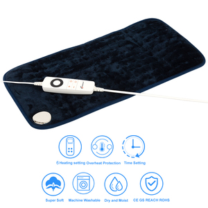 OEM/ODM 6 Level Temperature Fast Heating Small Electric Heated <strong>Pad</strong> Body Warmth Plush Heating <strong>Pad</strong> Winter - Product Image 4