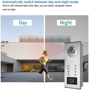 Anjielo Smart Building bis zu 12 Geräte kommunizieren in Echtzeit überwachung Mehrfamilien-Video-Intercom-System - Product Image 4