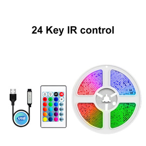 USB RGB Светодиодная лента 8 мм 60 светодиодов 5 В SMD 5050 смарт-приложение для управления Bluetooth гибкая лента Светодиодная лента для компьютера ТВ Backligh - Product Image 2