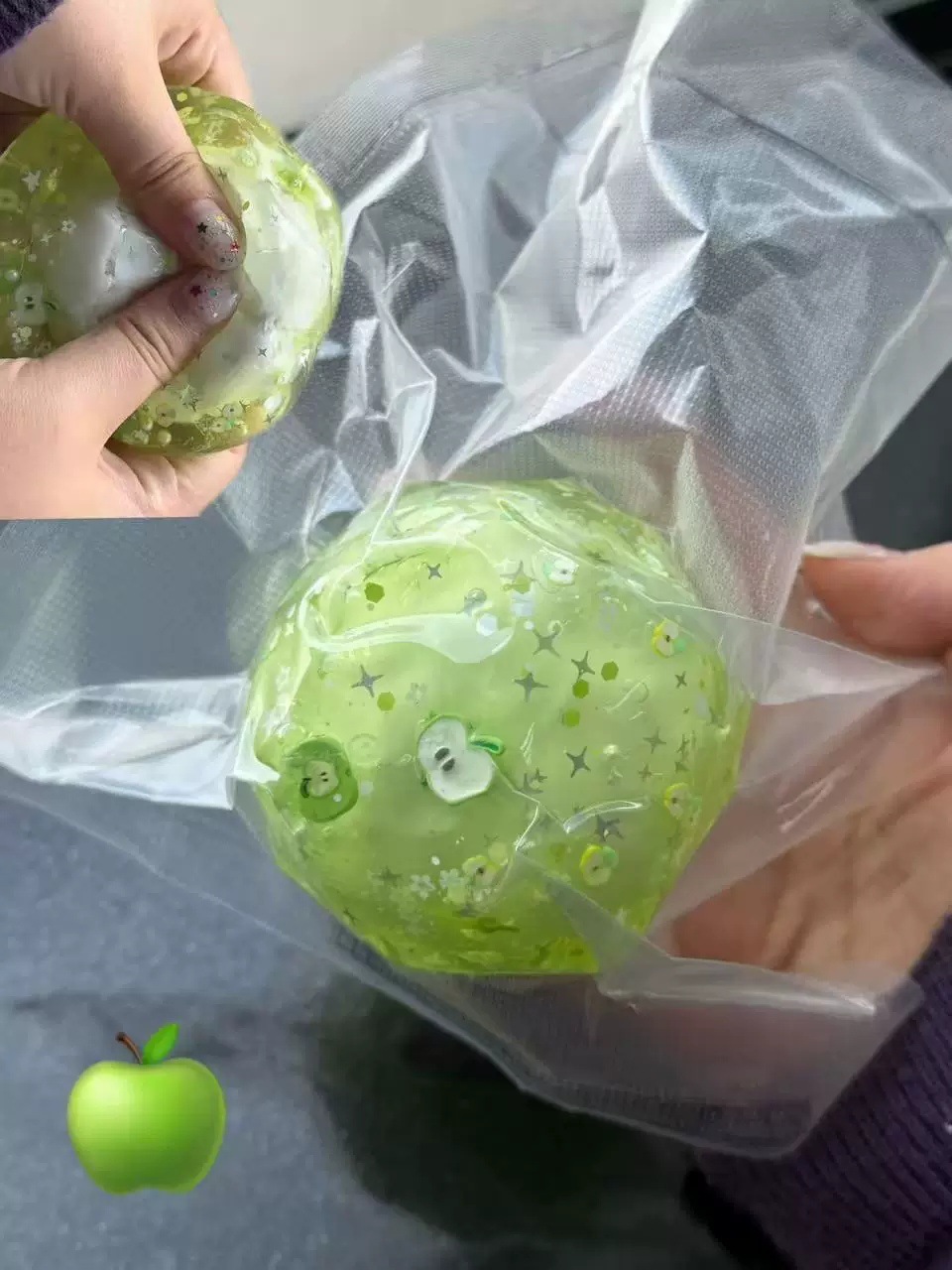 Paraíso de manzana verde -6cm