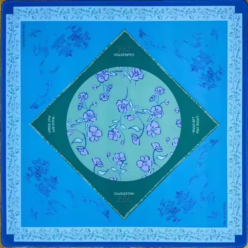 Papier à motifs bleu et violet
