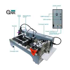 2-in-1-Desktop-Mini-Tintenstrahldrucker Automatische Codier maschine mit Ablaufdatum und Chargennummer-Paging-System - Product Image 6