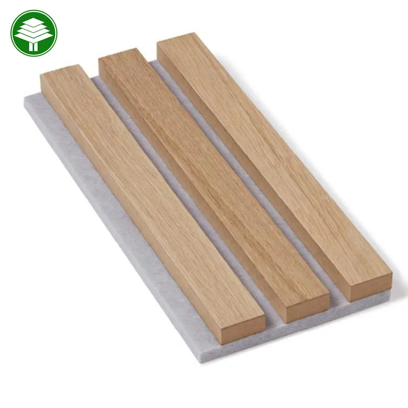 Linyi Interor Decoration Wooden Acoustic Akupanel Hout Wall Ceiling Akupanel Akustic Panel