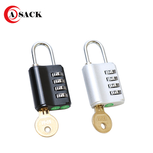 ASACK ล็อคแบบรวมพร้อมกุญแจ,แม่กุญแจผสม4หลัก,ล็อคประตูกันน้ำแบบรีเซ็ตได้สำหรับล็อกเกอร์,ยิม,รั้ว,เคส,Sch - Product Image 2
