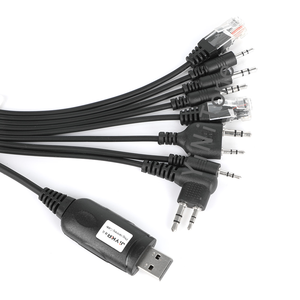 8 in1 palmare cavo di programmazione USB per il Computer per Kenwood per Icom per Motorola Yaesu BF pratico Walkie Talkie auto per Radio CD - Product Image 5