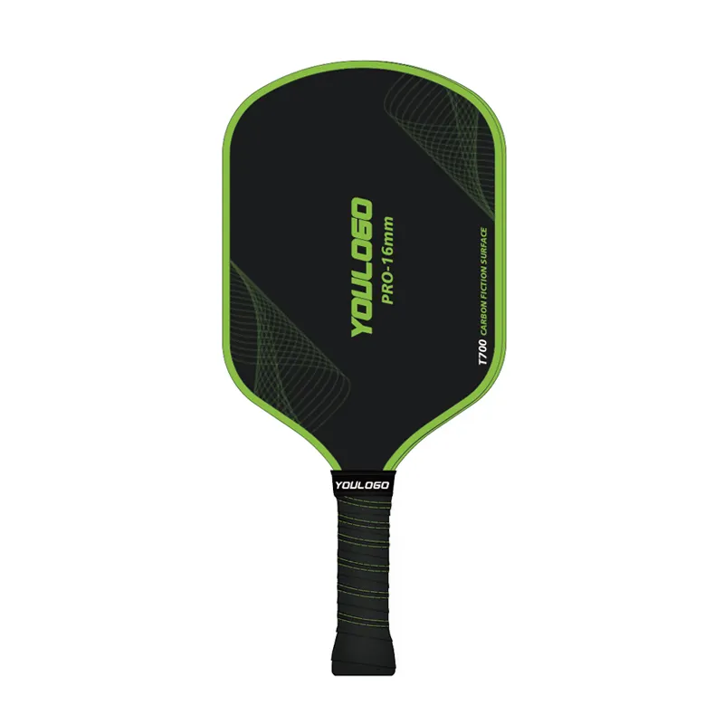 Competizione Pro in fibra di carbonio racchetta da Paddle da 16mm Dome Topspin controllo con superficie ruvida-per i giocatori di Topspin