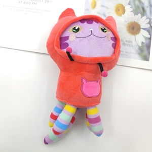 Oem/odm במלאי kawaii קריקטורה חתול קטיף צעצועים פלצלים ממולאים peluche לילדים מלאים בכותנה pp