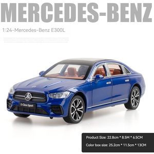 1:24 ölçekli araba modelleri Benz E300L ses ve ışık geri çekme ile metal model araba oyuncaklar süslemeleri Modelo del collect toplamak - Product Image 6