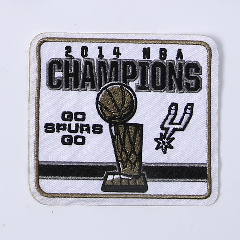 Champion NBA 2014, équipe des Spurs, 9,2 x 8,2 cm
