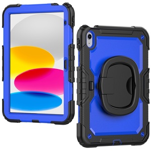 Yüksek darbe şok koruma kılıf Apple iPad 11 için A16 2025 braketi yüzük kolu zırh omuz askısı ile - Product Image 2