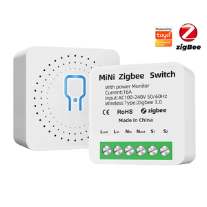 Tuya L N 16A2ウェイタイミングジグビーコントローラーDIYAPPミニスマートジグビースイッチforAlexa Google Home - Product Image 1