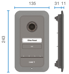 Italian Brand CAME PLX and LHS Set for X1 Video-<strong>Intercom</strong> <strong>System</strong> With Unique Design and Easy <strong>Installation</strong> for Residential - Product Image 5
