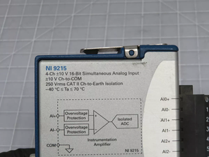 National Instruments NI-9215入出力インターフェースモジュールPLC NI-9860 NI-9853 NI-9481 NI-9402 NI-9862電圧入力モジュール - Product Image 3