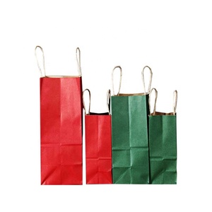 Plain Kraft Paper Bag With Twisted <strong>String</strong> <strong>Handle</strong> Custom Custom Paper Shop Bags With Your Own Logo - Product Image 2