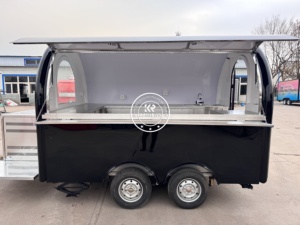 Xe tải thực phẩm di động thực phẩm phục vụ Trailer đầy đủ trang bị ngoài trời bia di động Kem Cà Phê xe kéo thực phẩm trang bị đầy đủ - Product Image 2