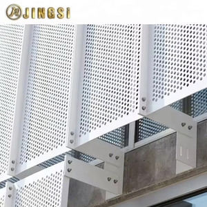 Perforierte Metallbleche Balkon Schutz netz gestanzte Dekor platte Anti-Diebstahl-und Anti-Leckage-Netz