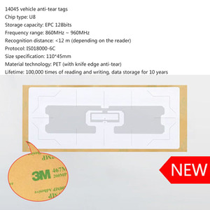 10pcs Long Range RFID <strong>UHF</strong> Tags PET Epoxy Wet <strong>Inlay</strong> Sticker ISO18000-6C for Business Card Payment Hotel Compatible Alien U7 EPC - Product Image 5